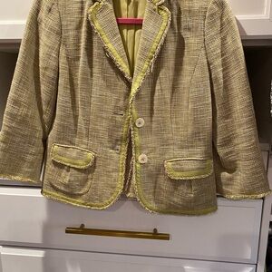 Ann Taylor Spring Tweed Blazer